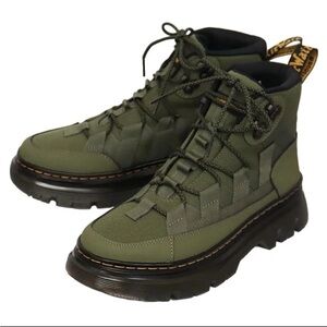 Dr. Martens Men's Olive Lace-Up Boots